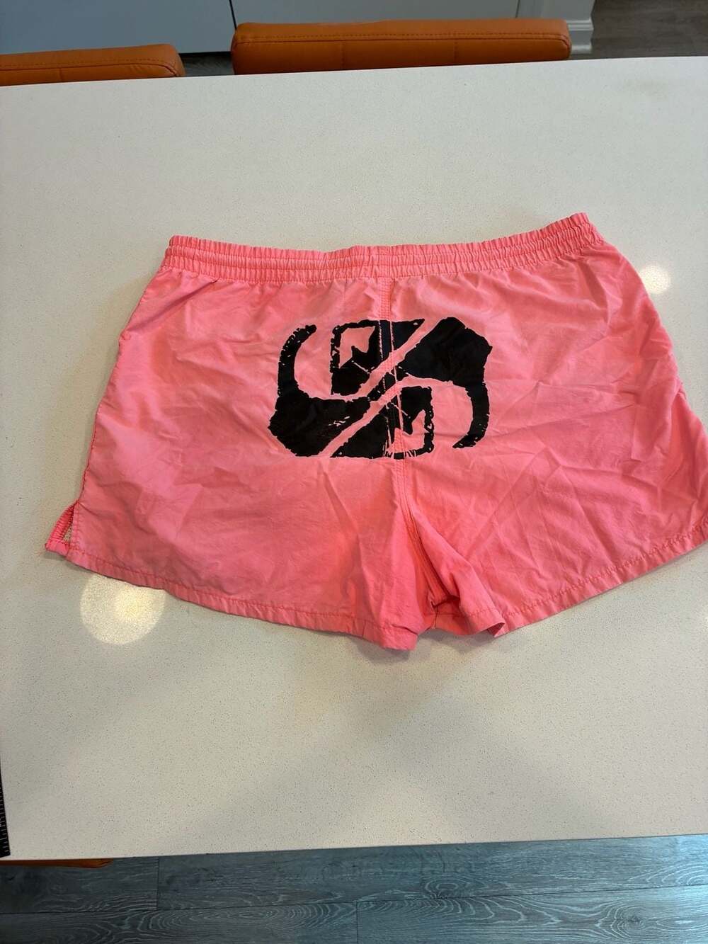 Super Rare Vintage 80’s Quiksilver Swim Shorts Pink Size 30 Boardshorts